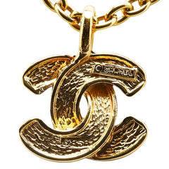 シャネル マトラッセ ココマーク ネックレス ゴールド メッキ レディース CHANEL 【中古】