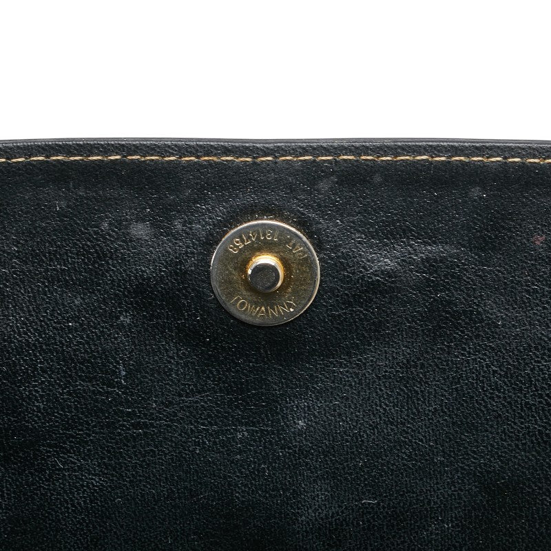 バーバリー ノバチェック ハンドバッグ ショルダーバッグ 2WAY ブラック レザー レディース BURBERRY 【中古】