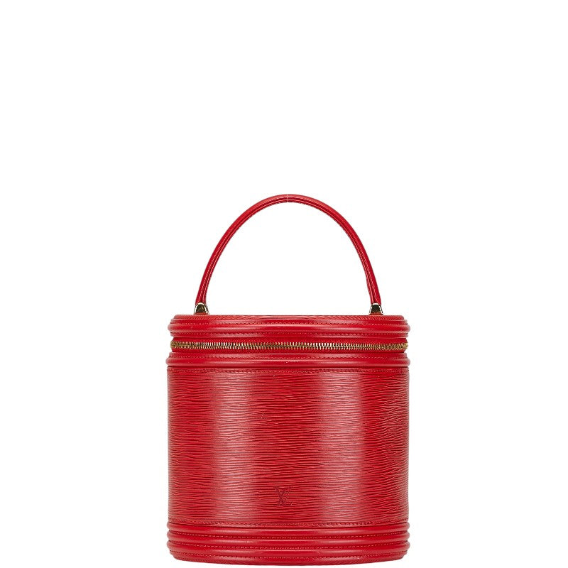 ルイ ヴィトン エピ カンヌ バニティバッグ ハンドバッグ M48037 カスティリアンレッド レザー レディース LOUIS VUITTON 【中古】