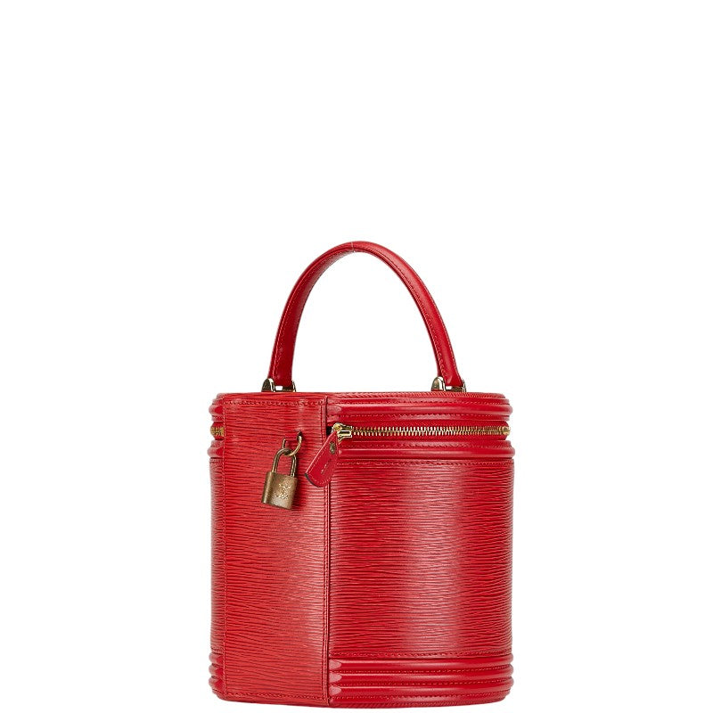 ルイ ヴィトン エピ カンヌ バニティバッグ ハンドバッグ M48037 カスティリアンレッド レザー レディース LOUIS VUITTON 【中古】