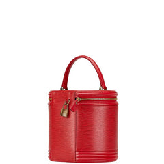 ルイ ヴィトン エピ カンヌ バニティバッグ ハンドバッグ M48037 カスティリアンレッド レザー レディース LOUIS VUITTON 【中古】