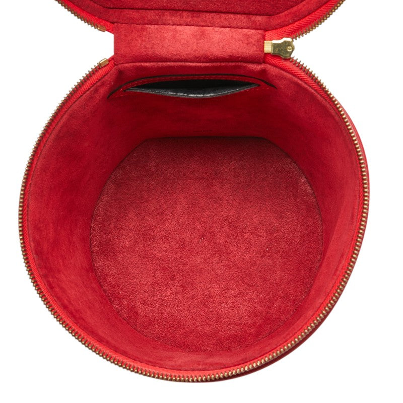 ルイ ヴィトン エピ カンヌ バニティバッグ ハンドバッグ M48037 カスティリアンレッド レザー レディース LOUIS VUITTON 【中古】