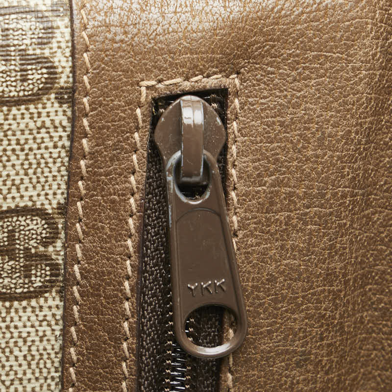 グッチ オールドグッチ GGスプリーム クラッチバッグ セカンドバッグ 89 02 075 ベージュ ブラウン PVC レザー メンズ GUCCI 【中古】