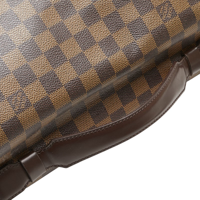 ルイ ヴィトン ダミエ ブロードウェイ ハンドバッグ ショルダーバッグ 2WAY N42270 ブラウン PVC レザー メンズ LOUIS VUITTON 【中古】