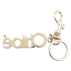 クロエ ロゴ ラインストーン チャーム バッグチャーム ゴールド メッキ レディース Chloe 【中古】