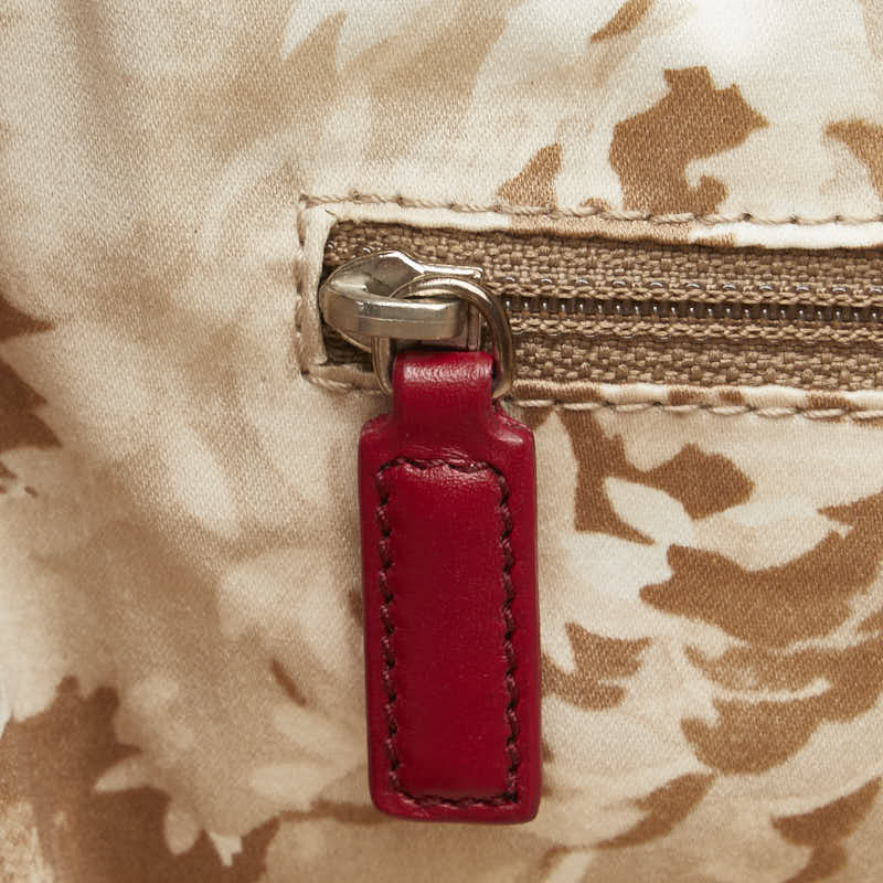 ディオール ハンドバッグ ドクターズバッグ レッド レザー レディース Dior 【中古】