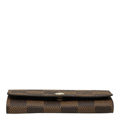 ルイ ヴィトン ダミエ ミュルティクレ4 キーケース N62631 ブラウン PVC レザー レディース LOUIS VUITTON 中古