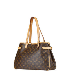 ルイ ヴィトン モノグラム バティニョール オリゾンタル ショルダーバッグ ハンドバッグ M51154 ブラウン PVC レザー レディース LOUIS VUITTON 【中古】