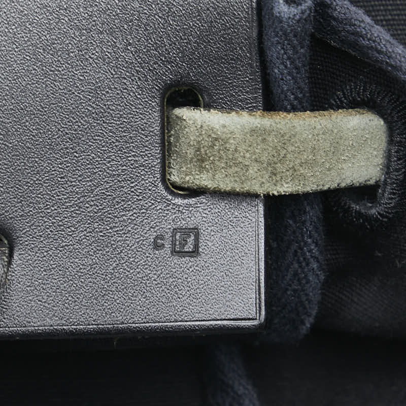 エルメス エールバッグ カバスGM ハンドバッグ トートバッグ ネイビー トワルオフィシエ レザー レディース HERMES 【中古】