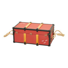 ルイ ヴィトン ジュエリーケース ミニトランク 小物入れ レッド系 PVC メタル レディース LOUIS VUITTON 中古