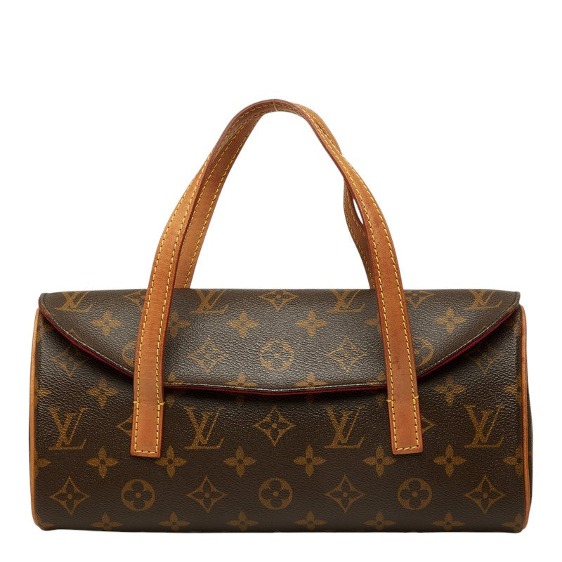 ルイ ヴィトン モノグラム ソナチネ ハンドバッグ M51902 ブラウン PVC レザー レディース LOUIS VUITTON 中古