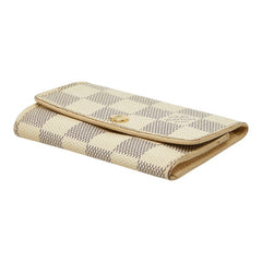 ルイ ヴィトン ダミエ アズール ミュルティクレ6 キーケース 6連 N61745 ホワイト PVC レザー レディース LOUIS VUITTON 中古