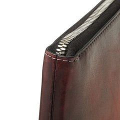 ベルルッティ カリグラフィ ニノ GM クラッチバッグ セカンドバッグ レッド系 レザー メンズ Berluti 中古