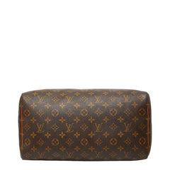 ルイ ヴィトン モノグラム スピーディ35 ハンドバッグ ミニボストンバッグ M41107 ブラウン PVC レザー レディース LOUIS VUITTON 中古