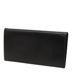 カルティエ パシャ ドゥ カルティエ 長財布 ブラック レザー メンズ CARTIER 中古