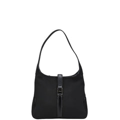 サルヴァトーレフェラガモ ワンショルダーバッグ AU-21 0735 ブラック ナイロン レザー レディース Salvatore Ferragamo 【中古】