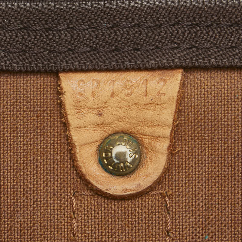 ルイ ヴィトン モノグラム キーポル45 ボストンバッグ M41428 ブラウン PVC レザー レディース LOUIS VUITTON 【中古】