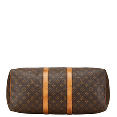 ルイ ヴィトン モノグラム キーポル45 ボストンバッグ M41428 ブラウン PVC レザー レディース LOUIS VUITTON 【中古】