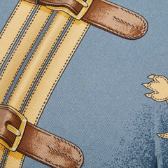 エルメス カレ90 GRANDE TENUE 馬の礼装 スカーフ オレンジ イエロー マルチカラー シルク レディース HERMES 【中古】