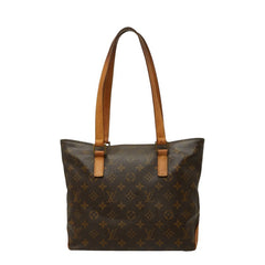 ルイ ヴィトン モノグラム カバピアノ トートバッグ ショルダーバッグ M51148 ブラウン PVC レザー レディース LOUIS VUITTON 中古