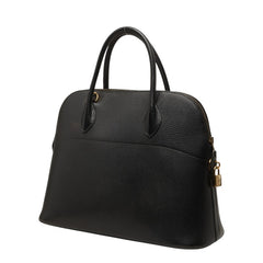 エルメス ボリード35 ハンドバッグ ショルダーバッグ 2WAY 〇X刻印 ブラック アルデンヌ レディース HERMES 中古