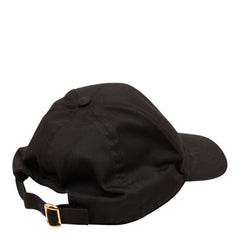 セリーヌ ロゴ キャップ サイズM 2AUA1242N ブラック ポリエステル コットン レディース CELINE 中古