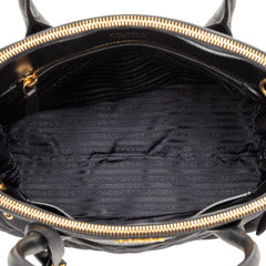 プラダ キルティング ハンドバッグ ショルダーバッグ 2WAY 1BA079 ブラック ナイロン サフィアーノレザー レディース PRADA 【中古】