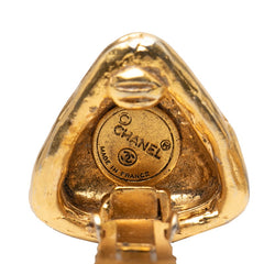 シャネル ココマーク トライアングル イヤリング ゴールド メッキ レディース CHANEL 【中古】