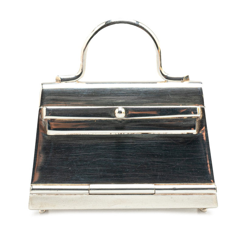 エルメス ケリー モチーフ ピルケース 小物入れ SV925 シルバー レディース HERMES 【中古】