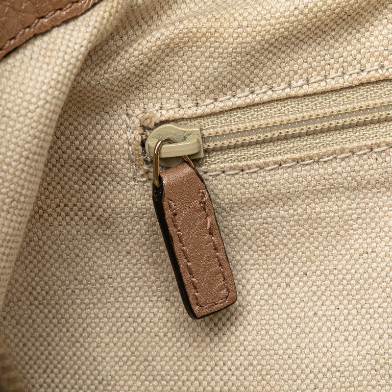 グッチ スーキー ハンドバッグ ショルダーバッグ 2WAY 247902 ベージュ ピンクベージュ レザー レディース GUCCI 【中古】