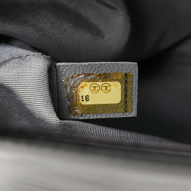 シャネル ボーイシャネル ショルダーバッグ ブラック パテントレザー レディース CHANEL 【中古】