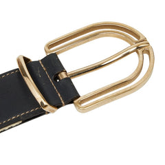 グッチ シェリーライン ベルト サイズ85・34 156934 マルチカラー キャンバス レザー メンズ GUCCI 【中古】