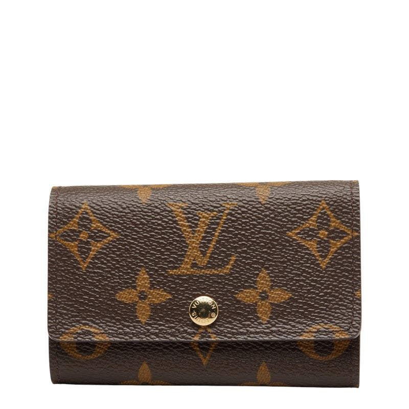 ルイ ヴィトン モノグラム ミュルティクレ6 キーケース 6連 M62630 ブラウン PVC レザー レディース LOUIS VUITTON 【中古】