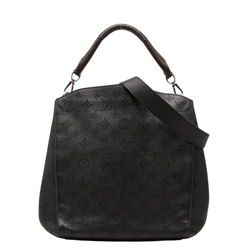 ルイ ヴィトン モノグラム マヒナ バビロンPM ハンドバッグ ワンショルダー 2WAY M50031 ブラック レザー レディース LOUIS VUITTON 【中古】