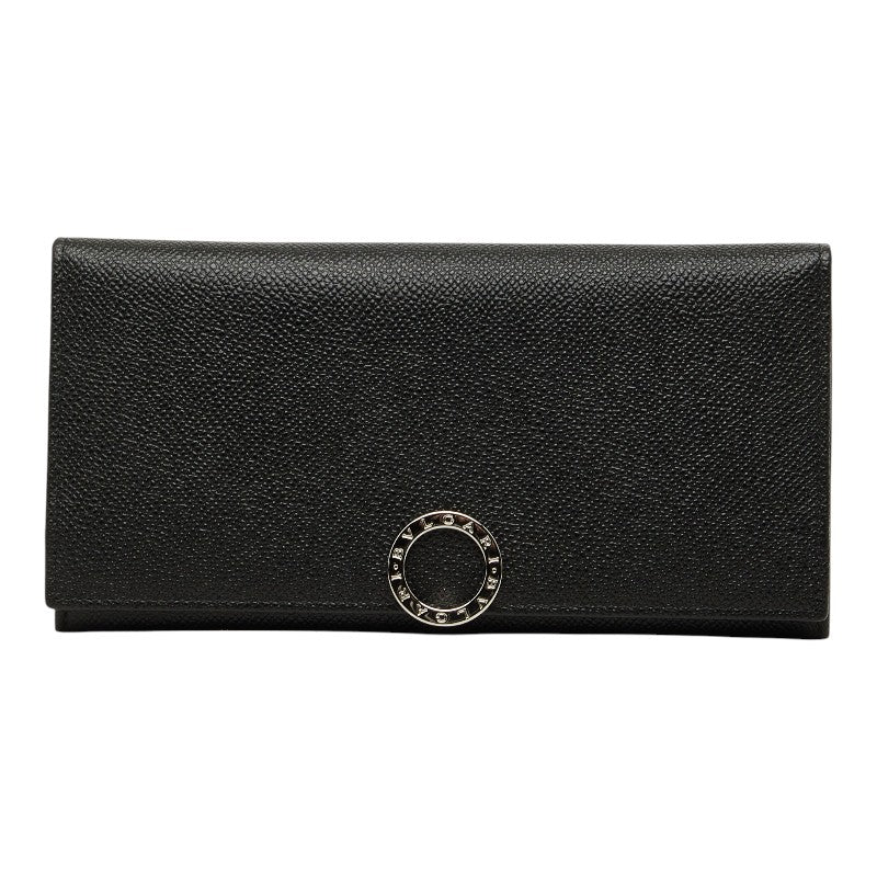 ブルガリ ブルガリブルガリ 長財布 ブラック レザー レディース BVLGARI 【中古】