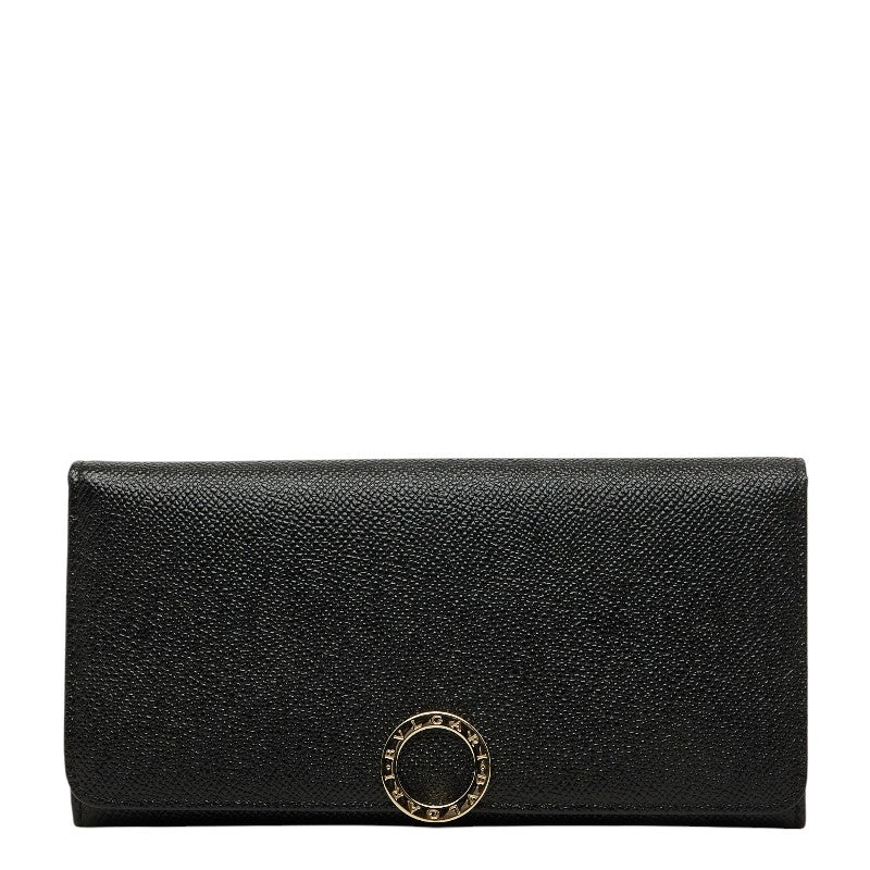 ブルガリ ブルガリブルガリ 長財布 ブラック レザー レディース BVLGARI 【中古】