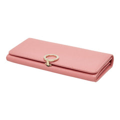 ブルガリ ブルガリブルガリ 長財布 ピンク レザー レディース BVLGARI 【中古】