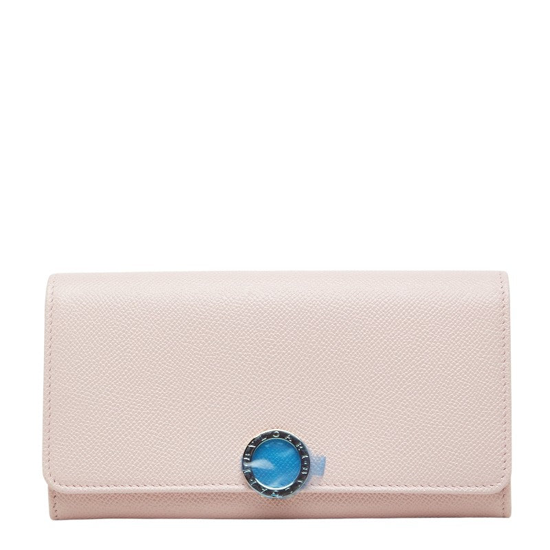 ブルガリ ブルガリブルガリ 長財布 ピンク レザー レディース BVLGARI 【中古】