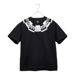 エルメス カルトゥッシュ Le Tresor de Medor Tシャツ 半袖 サイズ40 2H4612DU ブラック コットン メンズ HERMES 【中古】