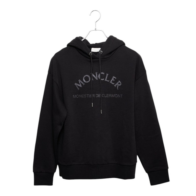 モンクレール FELPA CON CAPPUCCIO プルオーバー パーカー サイズXS ブラック コットン ナイロン メンズ MONCLER 【中古】