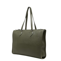エルメス カバ40 トートバッグ ショルダーバッグ グリーン系 トリヨンクレマンス レディース HERMES 【中古】