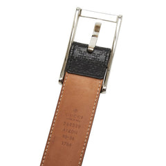 グッチ ディアマンテ ベルト サイズ:90/36 268239 ブラック レザー メンズ GUCCI 【中古】