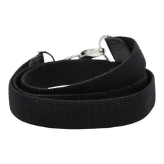 エルメス ショルダーストラップ ブラック キャンバス レザー レディース HERMES 【中古】