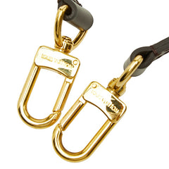 ルイ ヴィトン ショルダーストラップ ダークブラウン レザー レディース LOUIS VUITTON 【中古】