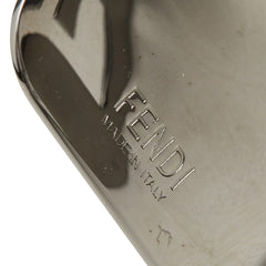 フェンディ FFロゴ カフ バングル シルバー メタル レディース FENDI 【中古】