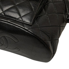 シャネル マトラッセ ココマーク チェーン リュック デイパック バックパック ブラック レザー レディース CHANEL 【中古】
