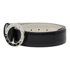 ブルガリ ブルガリブルガリ ベルト 110/44 ブラック レザー メンズ BVLGARI 【中古】