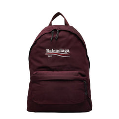 バレンシアガ リュック バックパック 459744 ワインレッド系 キャンバス レディース BALENCIAGA 【中古】