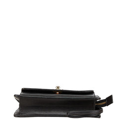 シャネル ココマーク クラッチバッグ ブラック ラムスキン レディース CHANEL 【中古】