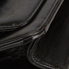 シャネル ココマーク クラッチバッグ ブラック ラムスキン レディース CHANEL 【中古】